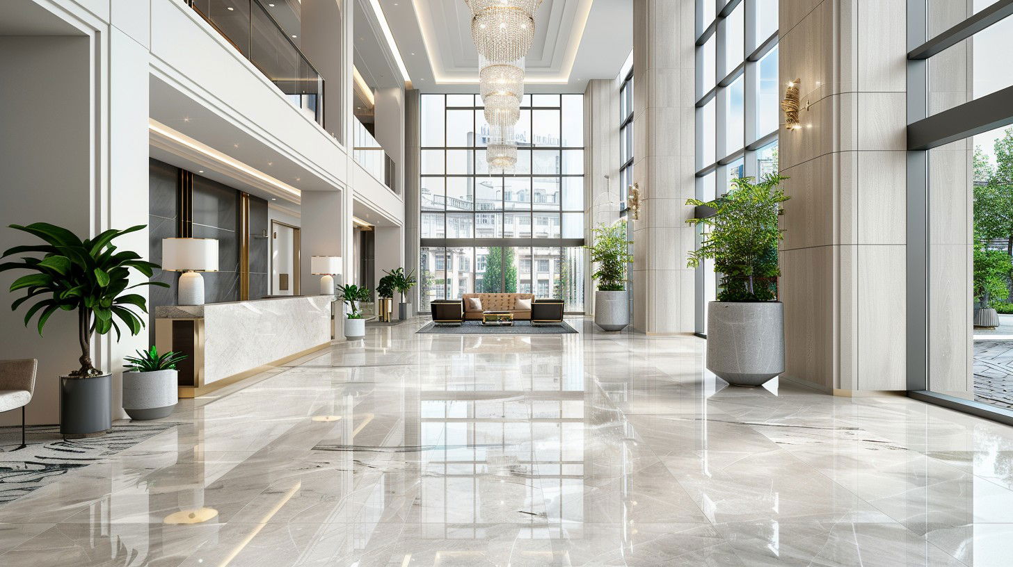 Marble Lobby Cleaning in London Commercial Buildings: Protecting a Surface That Punishes Mistakes